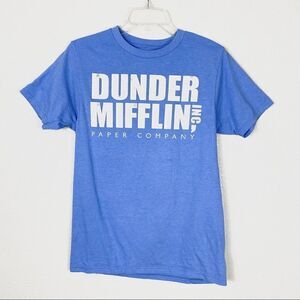 The Office Dunder Mifflin INC. Paper Company Blue Tshirt